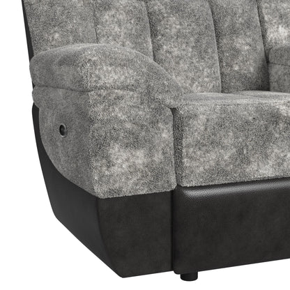 Santorini - RHF Power Motion Recliner - Dillon / Shire Steel