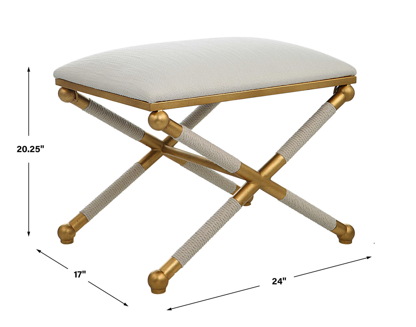 Socialite - Small Bench - Beige