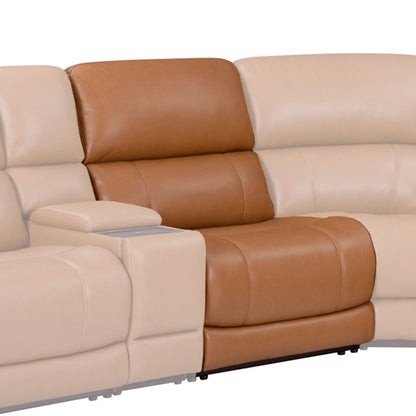 Hancock - Zero Gravity Power Armless Recliner P3 - Apple Cider