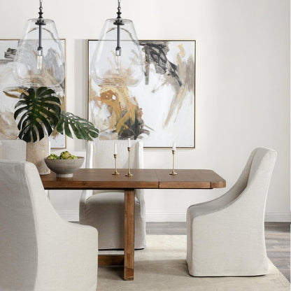 Lyra - Extendable Dining Table - Smoke Brown