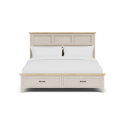 Glenndale - King Headboard - Aged White