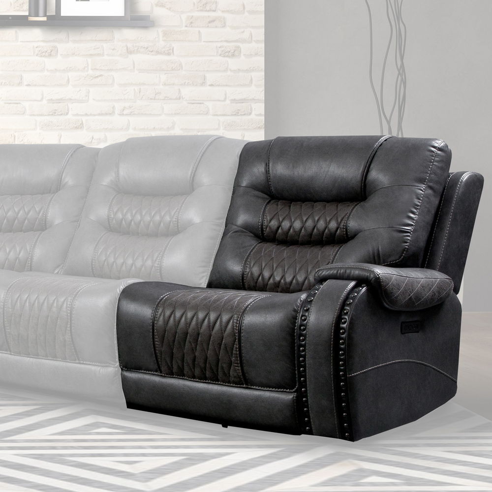 Outlaw - Power Right Arm Facing Recliner - Stallion