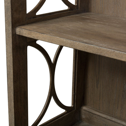 Simply Elegant - 3 Piece Home Office Set (Desk & Hutch Set) - Heathered Taupe