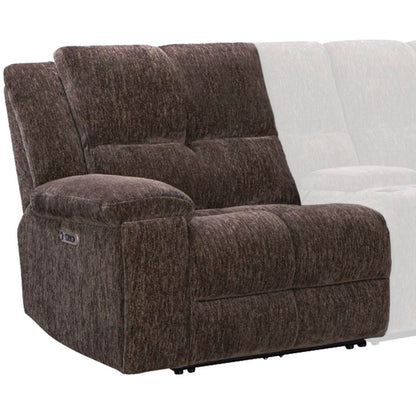 Bronco - Power Left Arm Facing Zero Gravity Recliner P2 - Plush Umber
