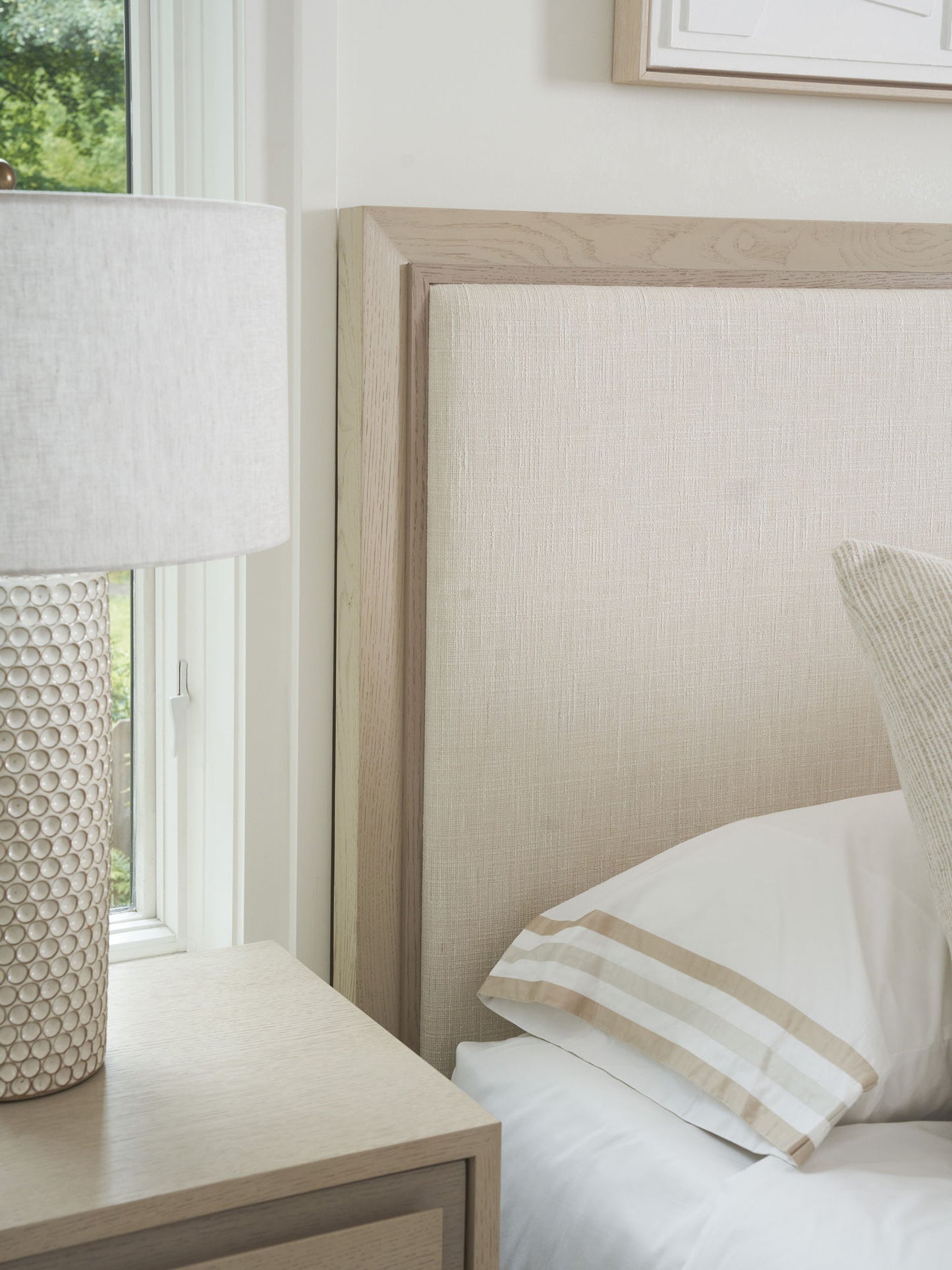 Sunset Key - Grayson Upholstered Headboard 6/6 King - Beige