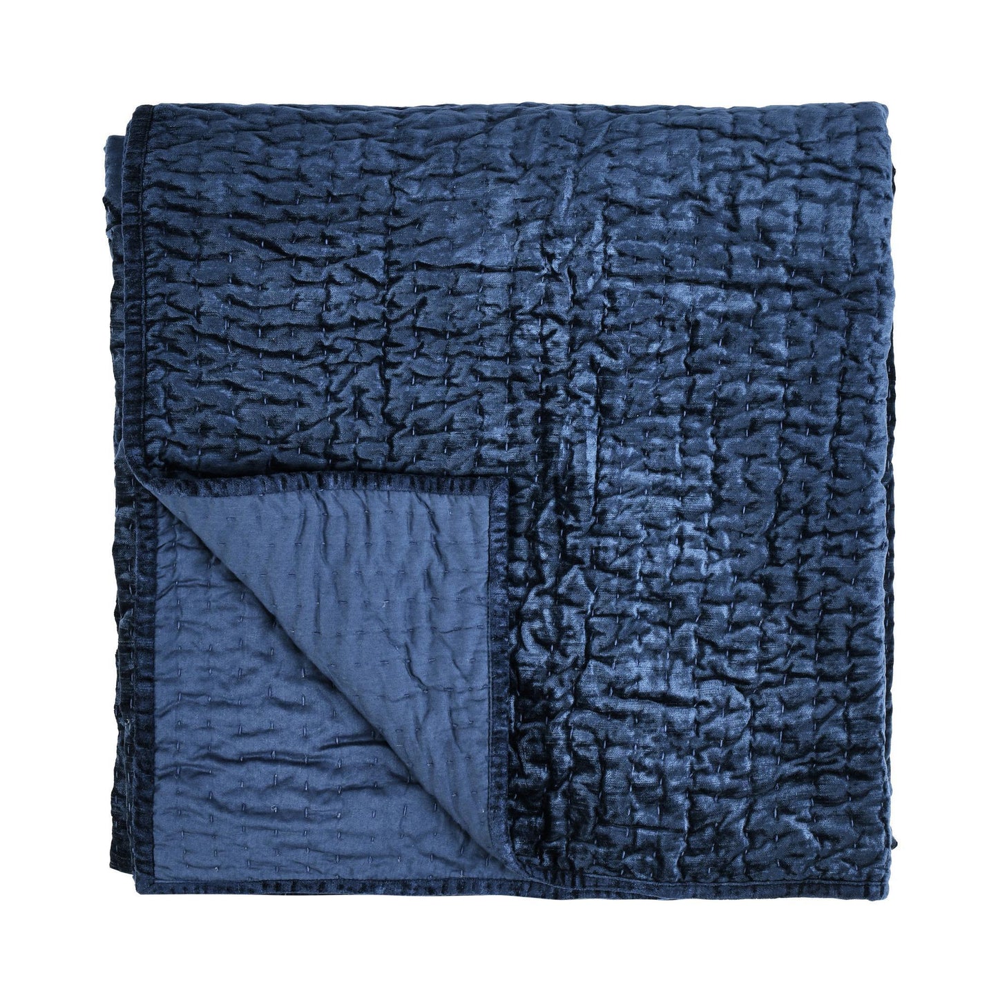 Bari - Velvet Sham - Ocean Blue