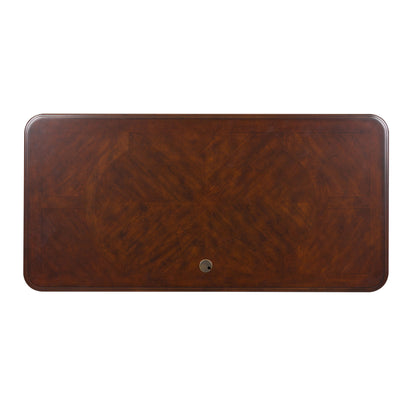 Brayton Manor - Jr Executive Desk Top - Cognac
