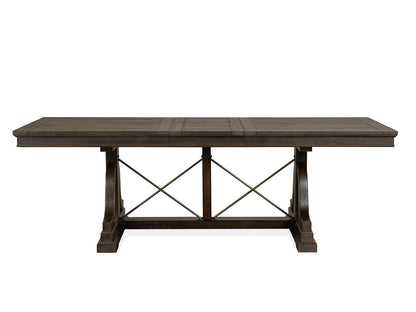 Westley Falls - Trestle Dining Table - Graphite