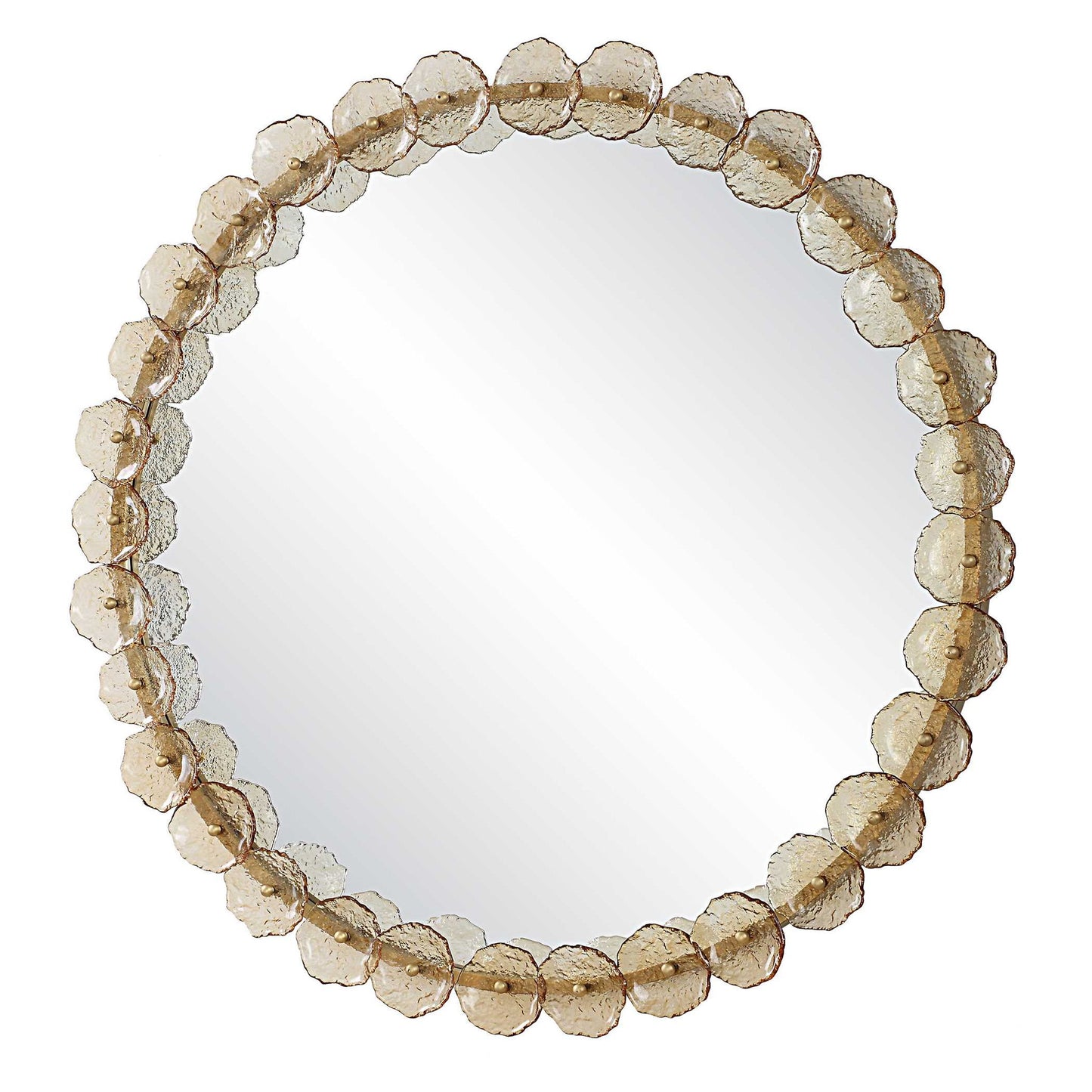 Nolina - Round Mirror - Gold