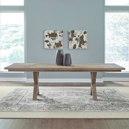 Brentwood - Double Pedestal Table Top - Sandstone