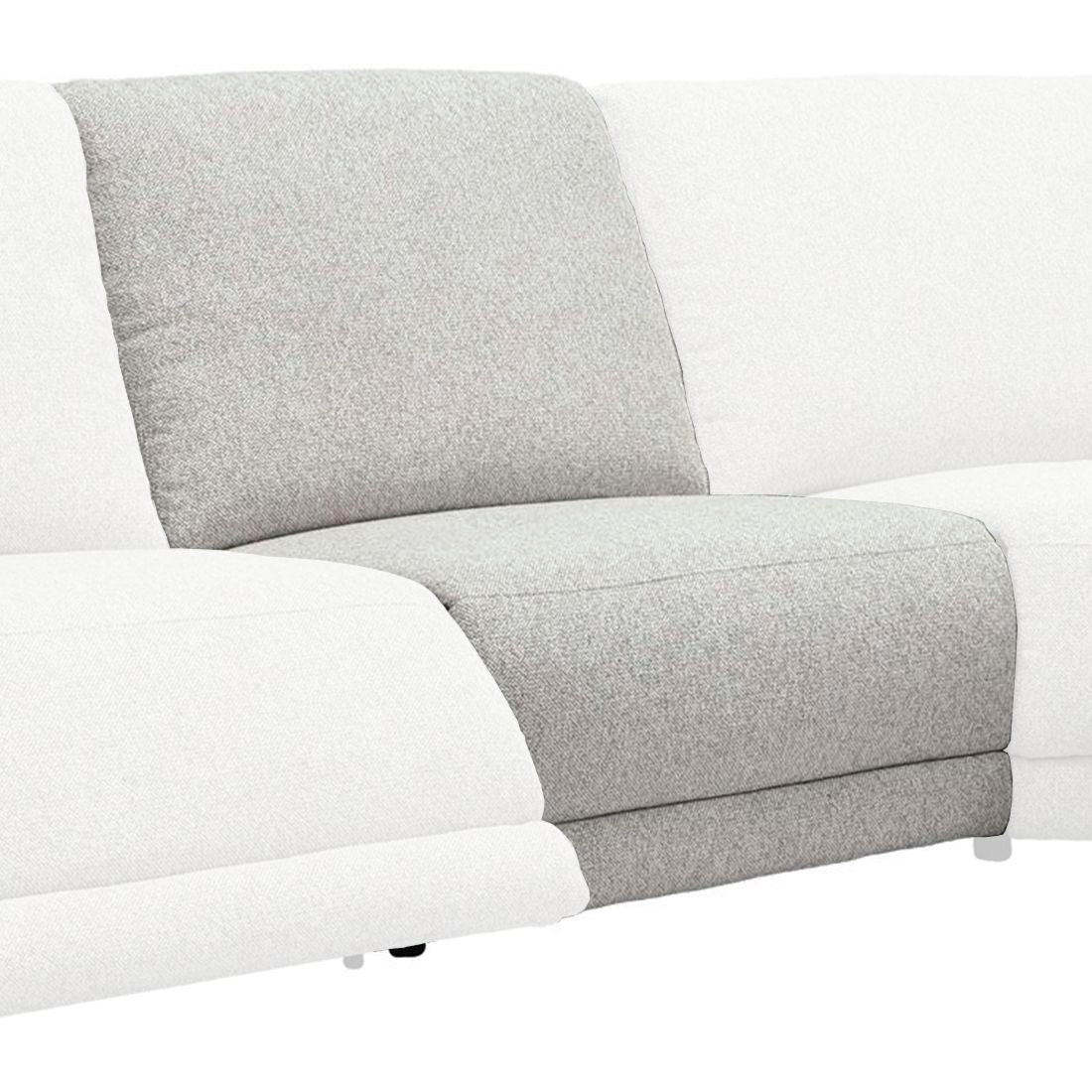 Julianna - Armless Chair - Crisp Taupe