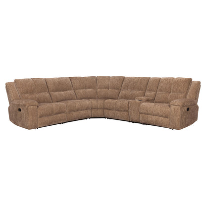 Bronco - Manual - Manual Left Arm Facing Recliner - Plush Tobacco