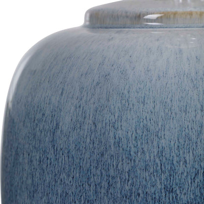 Blue Waters - Ceramic Table Lamp - Blue