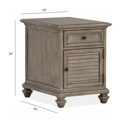 Lancaster - Chairside End Table - Dove Tail Gray