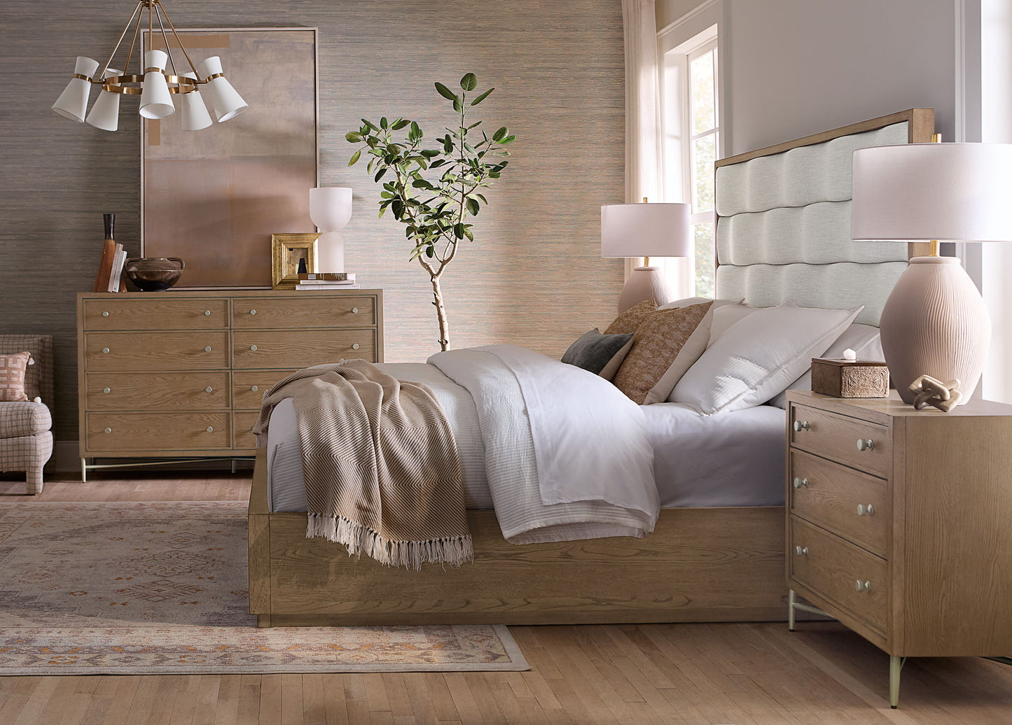 Sonnet - Three-Drawer Nightstand - Dark Gray