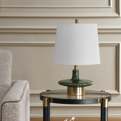 Sieler - Table Lamp - Glossy Green