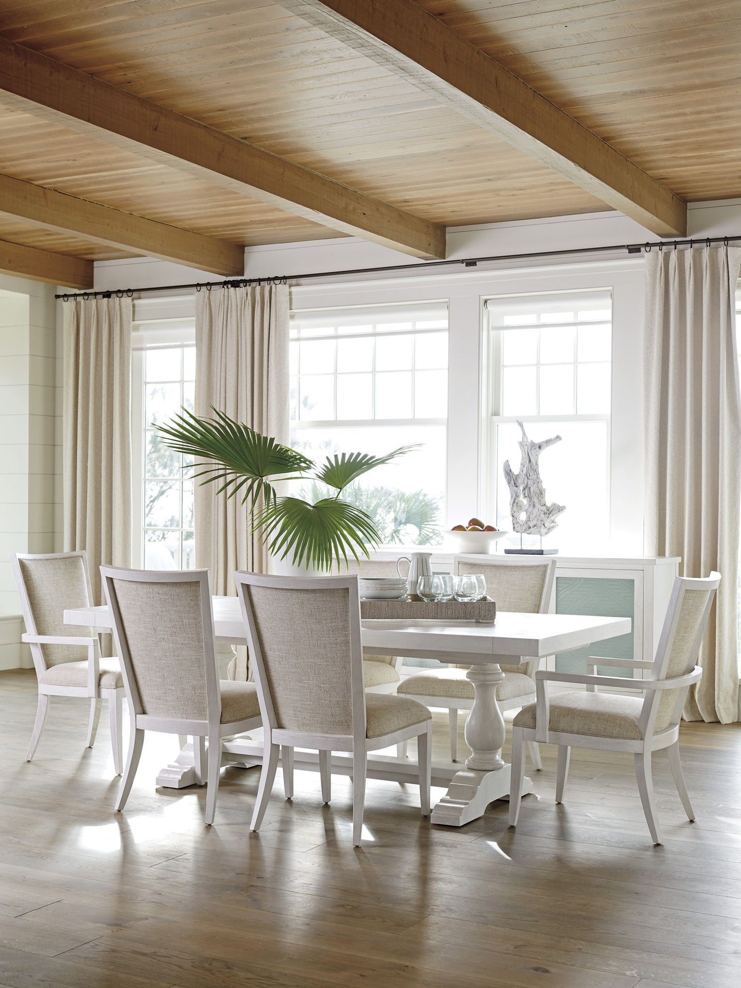 Ocean Breeze - Captiva Rectangular Dining Table - White