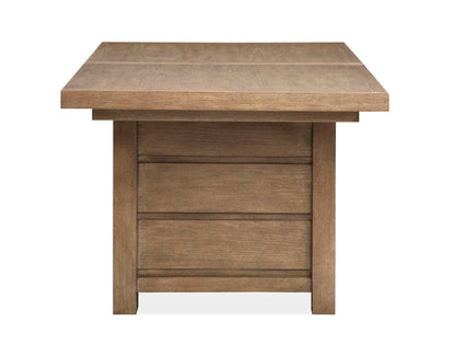 Plum Creek - 6 Piece Extendable Trestle Dining Table Set