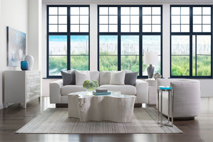 Signature Designs - Photic Spot Table - Blue / Pearl Silver