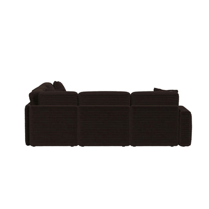 Corsicana - Sectional Armless Chair - Masis Espresso