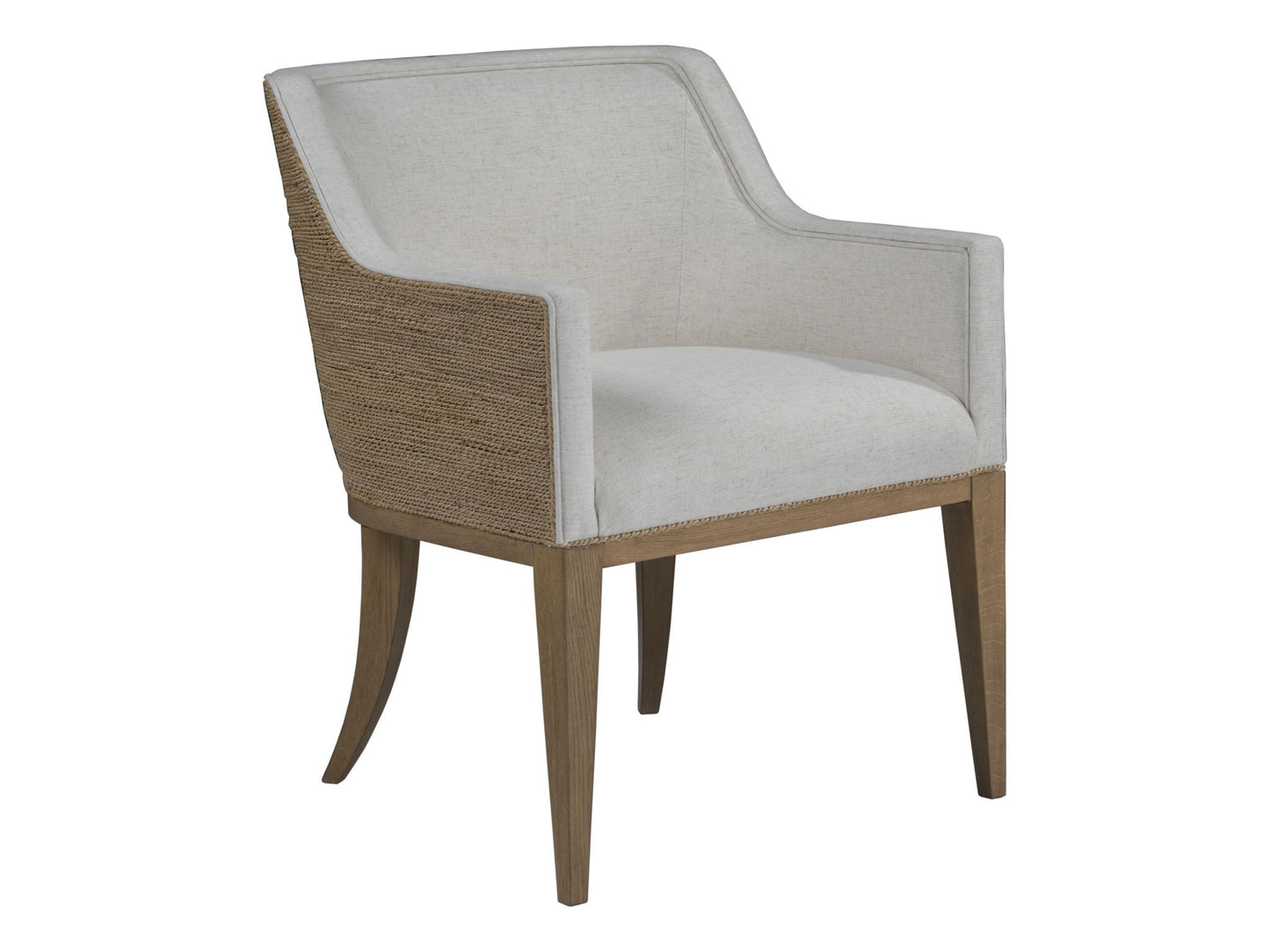 Simpatico - Simpatico Arm Chair - Beige / Dark Brown