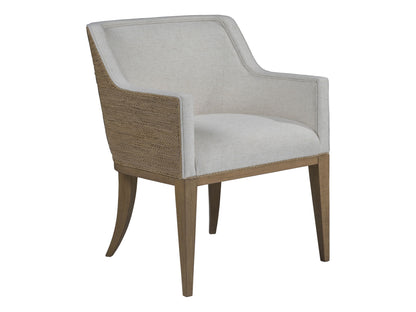 Simpatico - Simpatico Arm Chair - Beige / Dark Brown