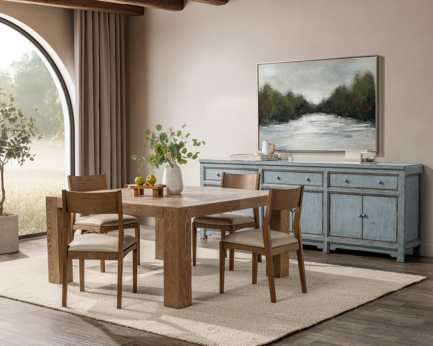Gilcrest - Square Dining Table - Cafe Brown