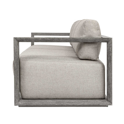 Remsen - Outdoor Large Sofa - Weathered Gray / Dove