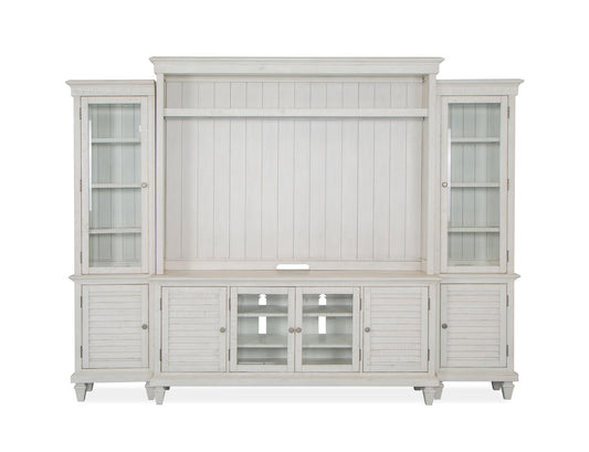 Newport - Wood Hutch - Alabaster