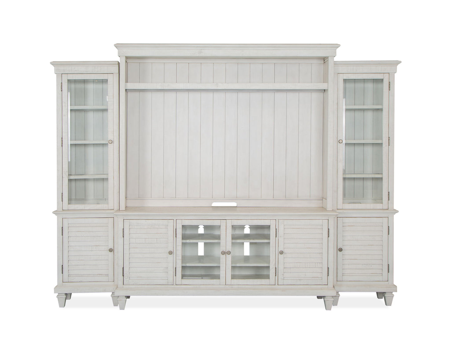 Newport - Entertainment Wall - Alabaster