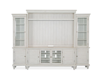 Newport - Entertainment Wall - Alabaster