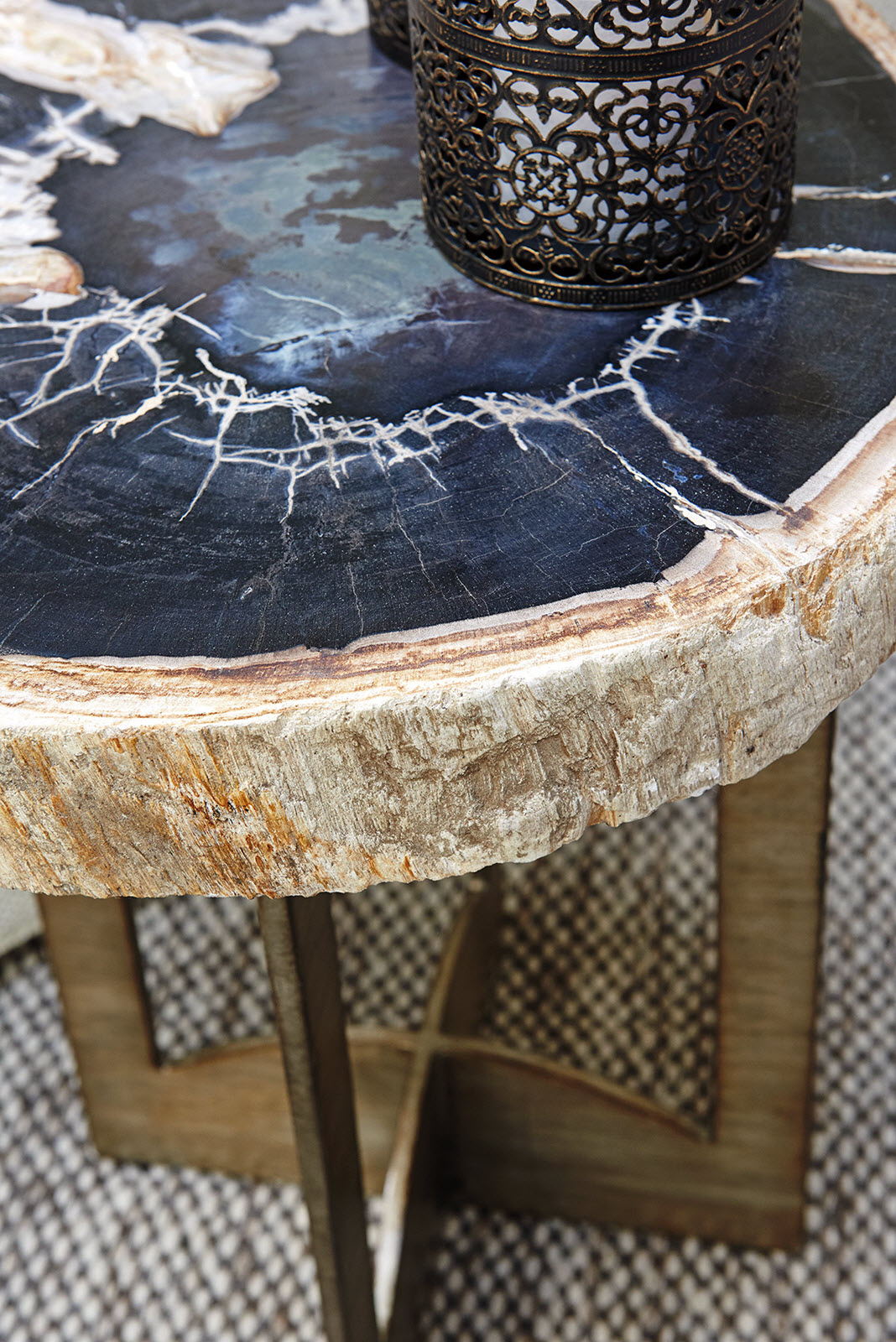 Laurel Canyon - Cross Creek Accent Table - Gray