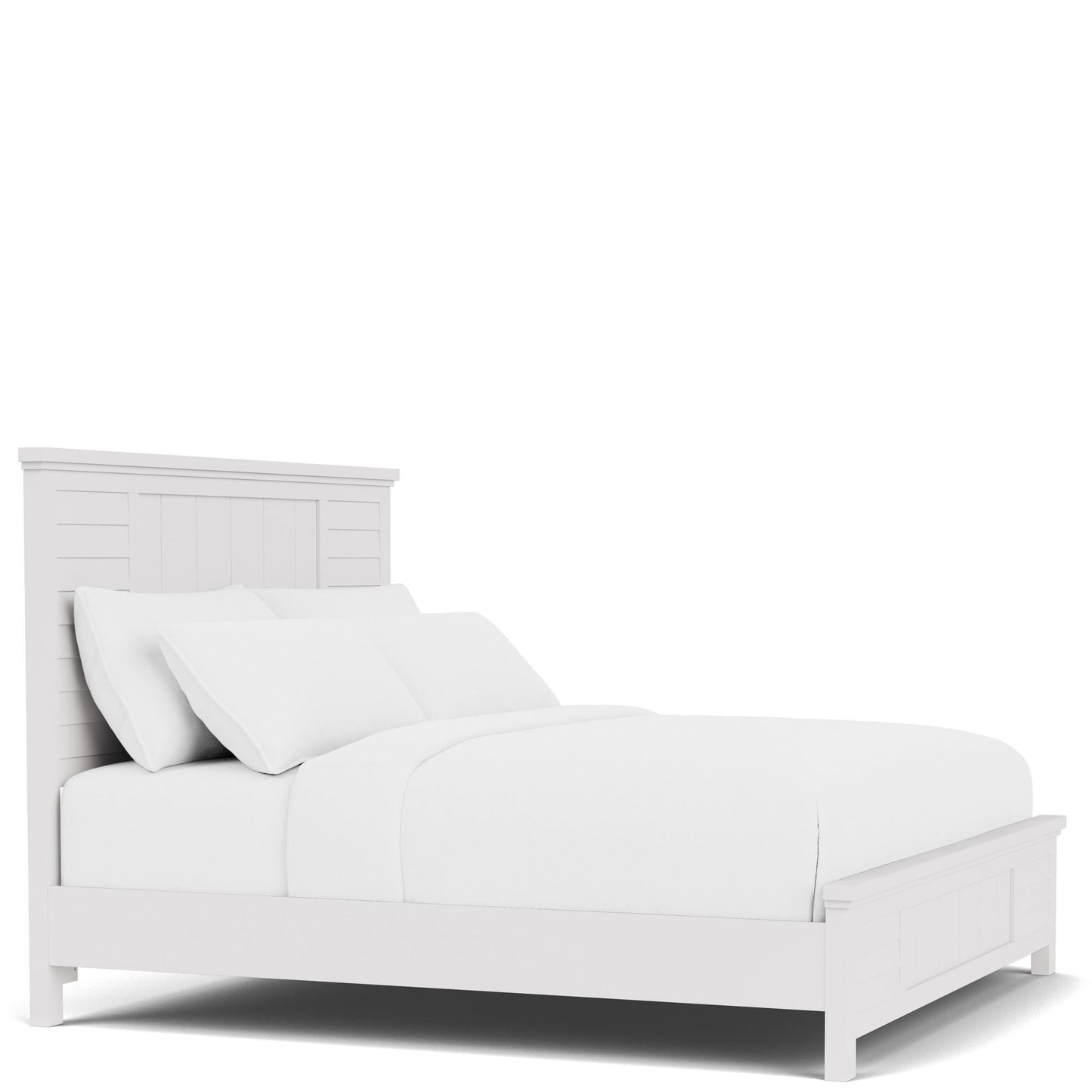 Cora - King Louver Footboard - Cloud