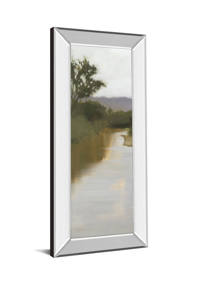 River Journey By Megan Lightell - Framed Print Wall Art - Gray