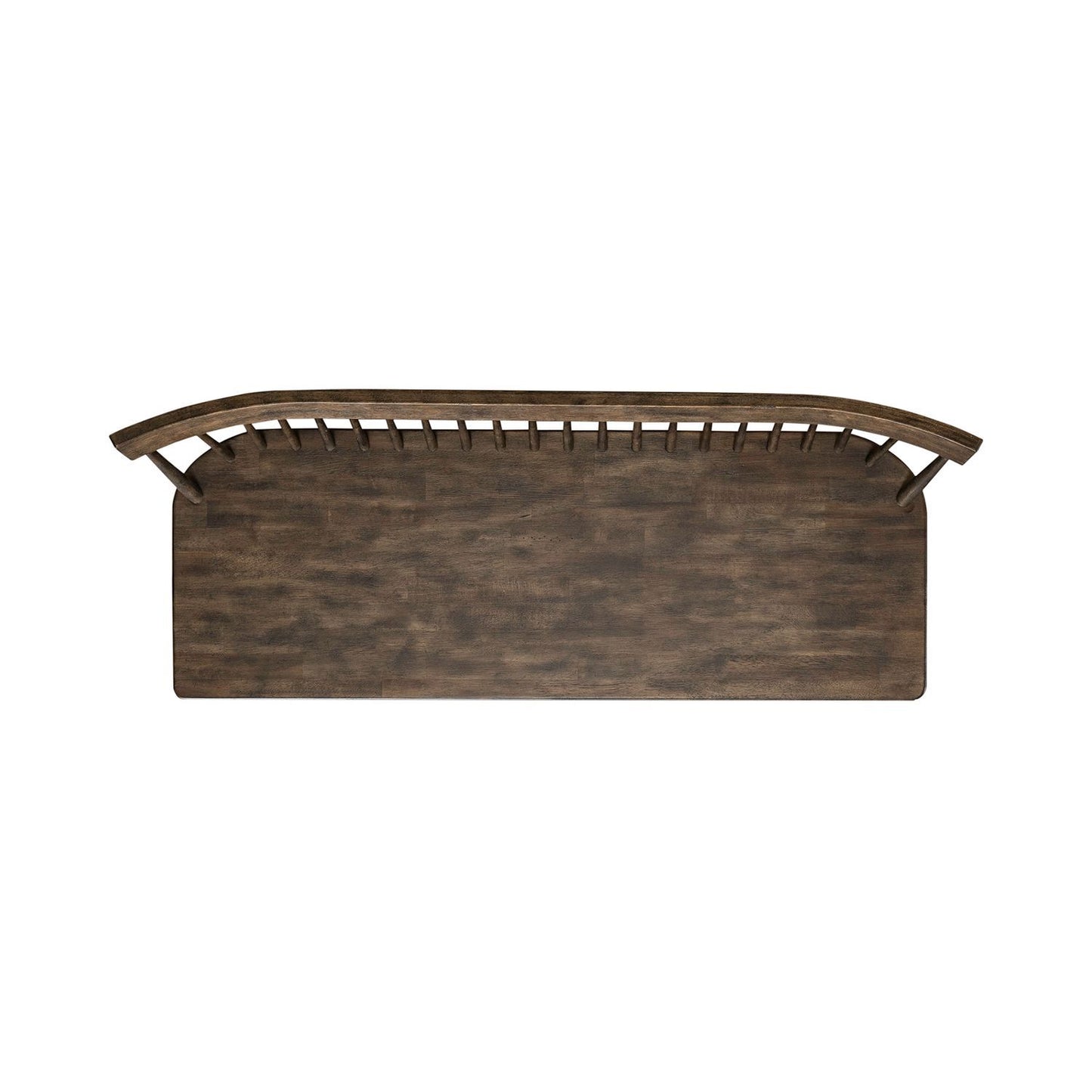 Midland Falls - Spindle Back Bench - Rustic Brown