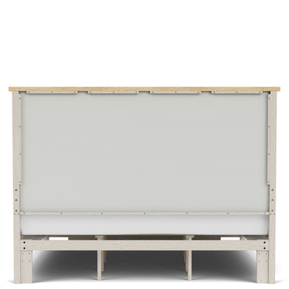 Glenndale - King Headboard - Aged White
