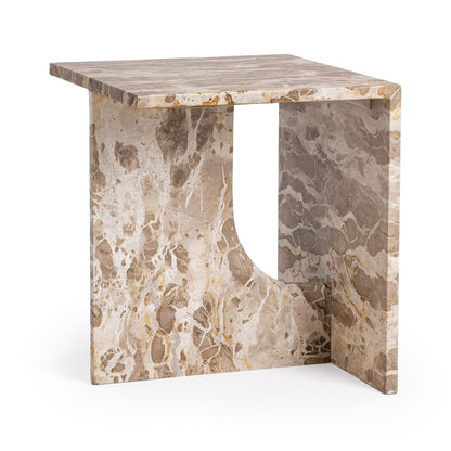 Jaylani - Square End Table - Desert Drift