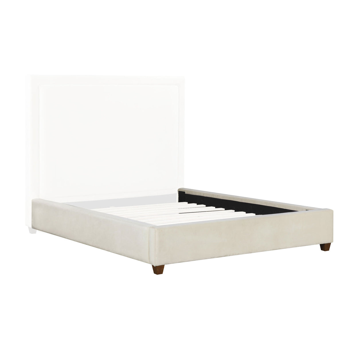 Kimberly - Queen Footboard And Rails - Mystical Linen