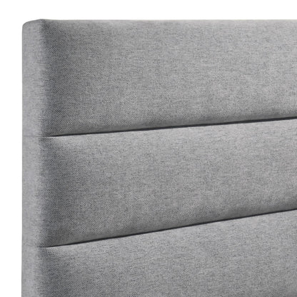Asher - 5/0 Queen Headboard, Footboard, And Slats - Smoke