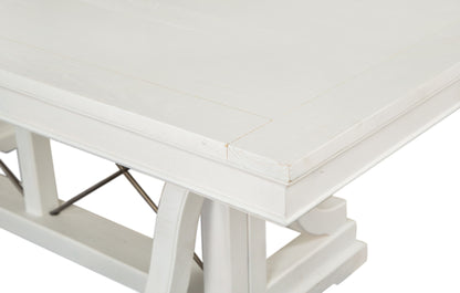Heron Cove - Trestle Dining Table - Chalk White