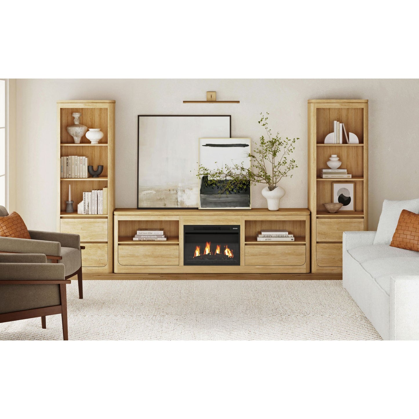 Rosalie - 4 Piece Entertainment Unit With 82" TV Console