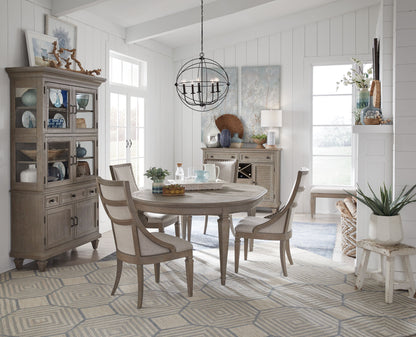 Lancaster - Dining Arm Chair With Upholstered Seat & Back (Set of 2) - Dovetail Gray