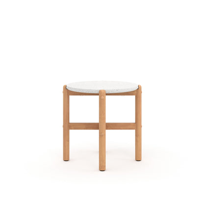 Solstice - End Table Terrazzo Top - White
