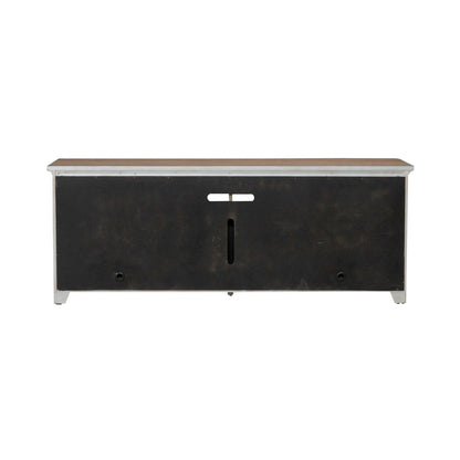 Fireplace TV Consoles - 79" Fireplace TV Console - Medium Brown