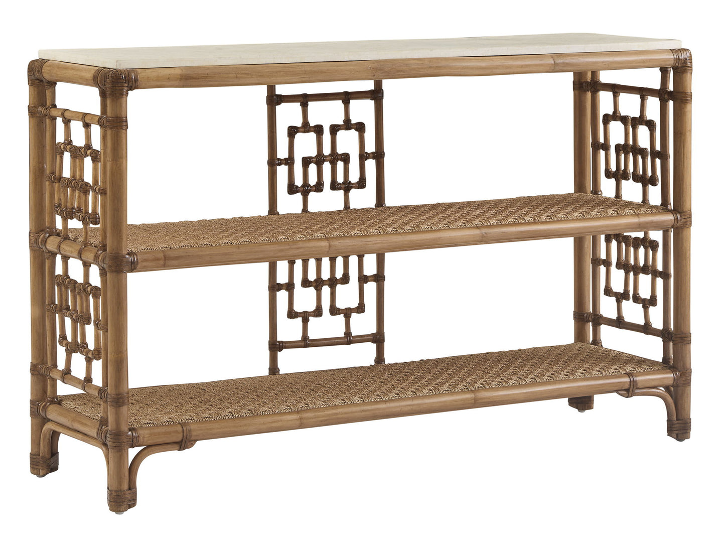 Key Biscayne - Sailfish Console Table - Light Brown