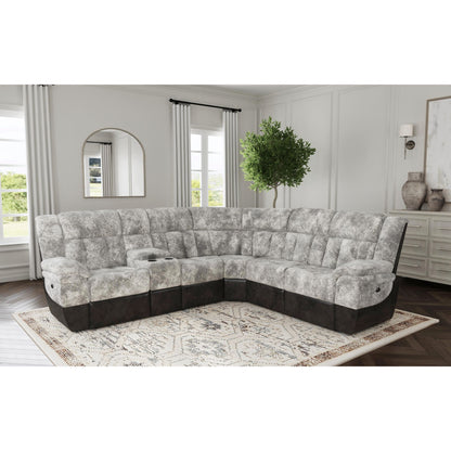 Santorini - LHF Power Motion Recliner - Dillon / Shire Steel