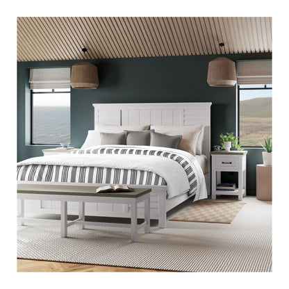 Cora - King Louver Footboard - Cloud