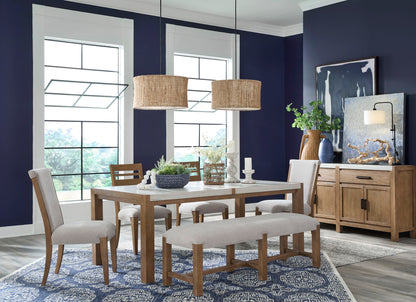 Plum Creek - 3 Piece Rectangular Dining Table Set