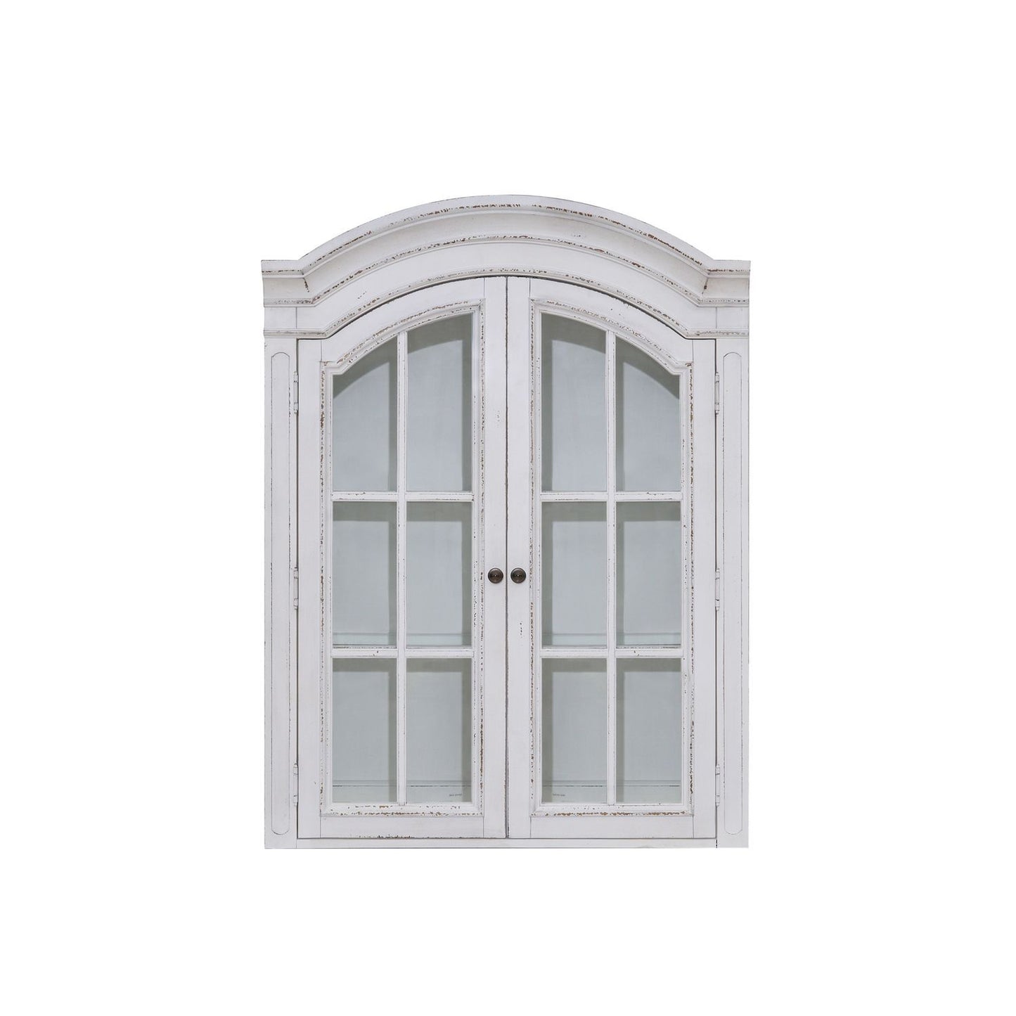 Magnolia Manor - Bunching Display Cabinet Top - Antique White