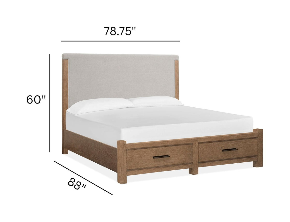 Plum Creek - Upholstered Panel Storage Bedroom Set